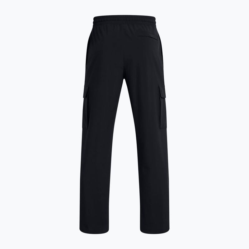 Men's Under Armour Vibe Woven Cargo trousers black/white 9