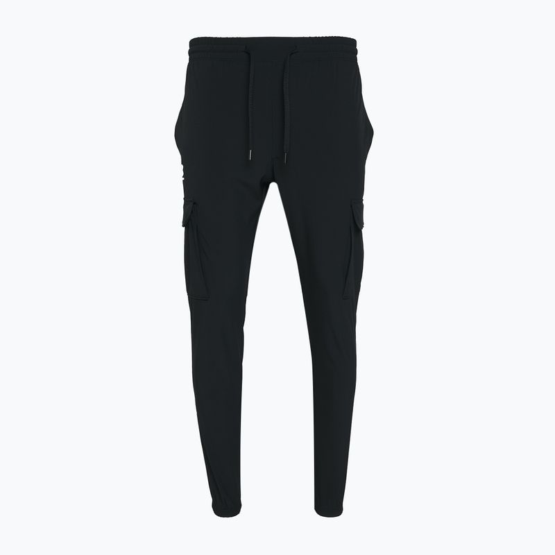 Men's Under Armour Vibe Woven Cargo trousers black/white 5