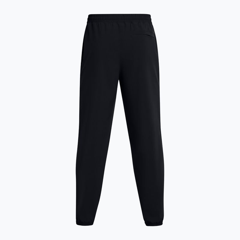 Men's trousers Under Armour Vibe Woven Jogger black/white 2