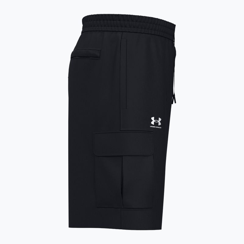 Men's training shorts Under Armour Vibe Woven Cargo black/white 3