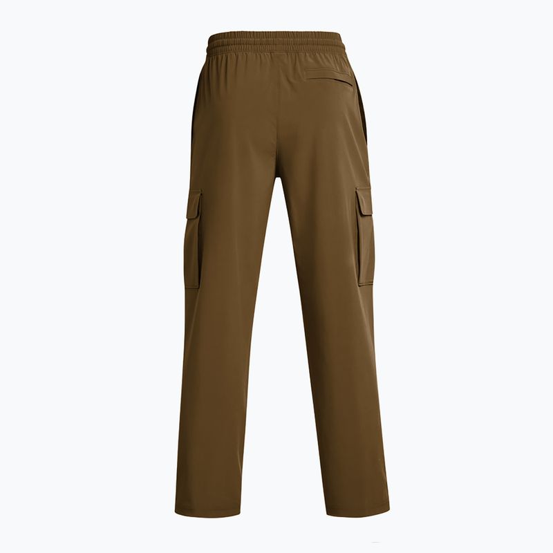 Men's Under Armour Vibe Woven Cargo trousers coyote/black 2