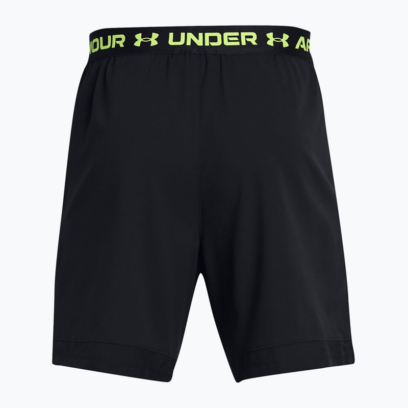 Under Armour men's training shorts UA Vanish Woven 6in black/morph green 6