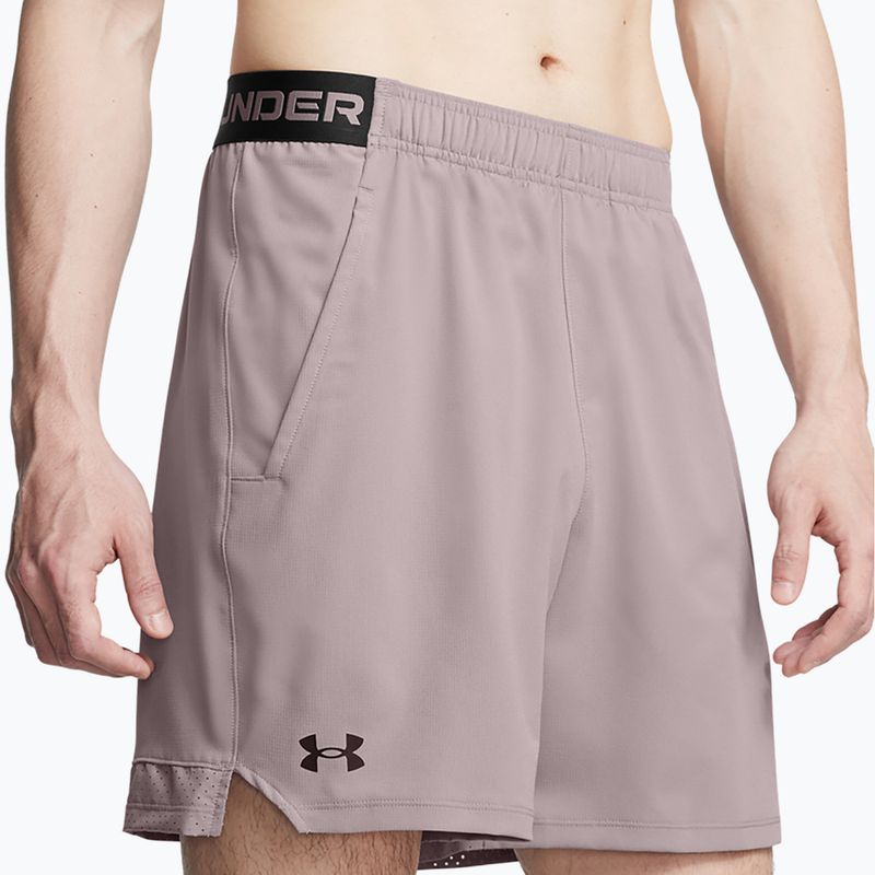 Under Armour men's training shorts UA Vanish Woven 6in tetra gray/black 4