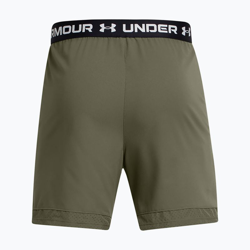 Under Armour men's training shorts UA Vanish Woven 6in marine green/white 6