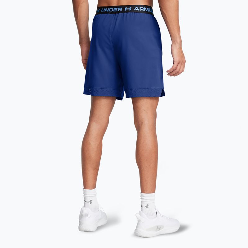 Under Armour men's training shorts UA Vanish Woven 6in tech blue/horizon blue 3