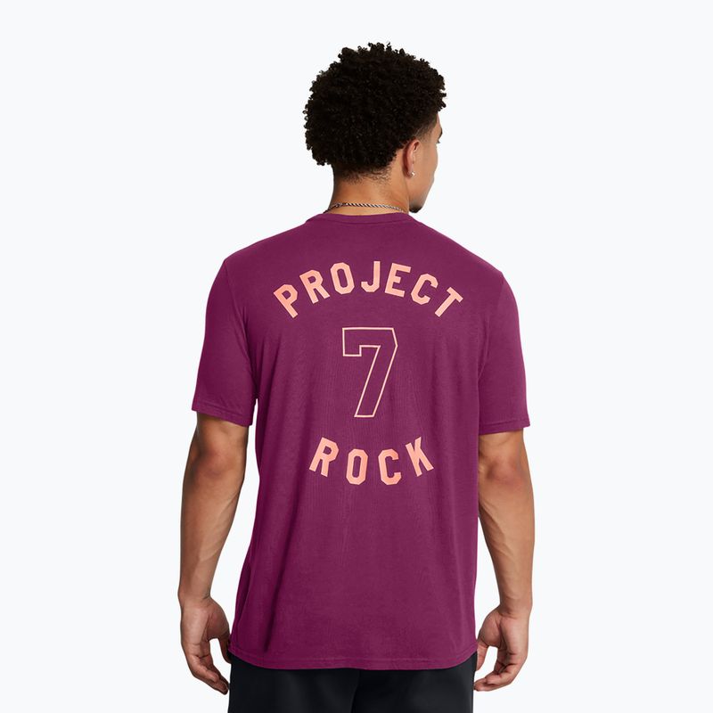 Men's T-shirt Under Armour Project Rock 7 purple 2