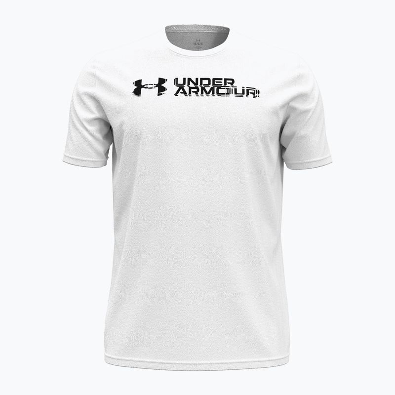 Under Armour Sliced Wordmark men's training shirt 60/40S white/black