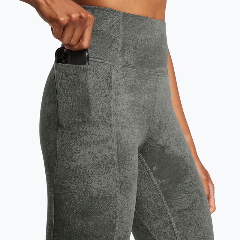 Under Armour Project Rock women's training leggings clay green / silt 4