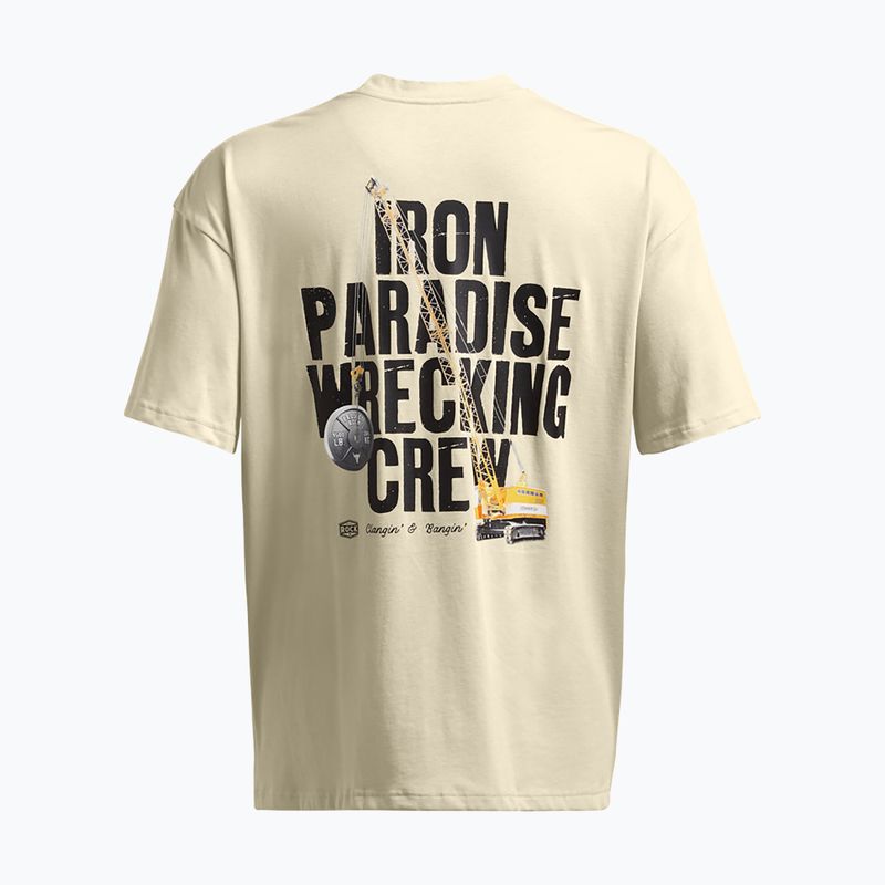 Under Armour Project Rock Heavyweight Tools Of The Trade silt/golden yellow/black men's t-shirt 5