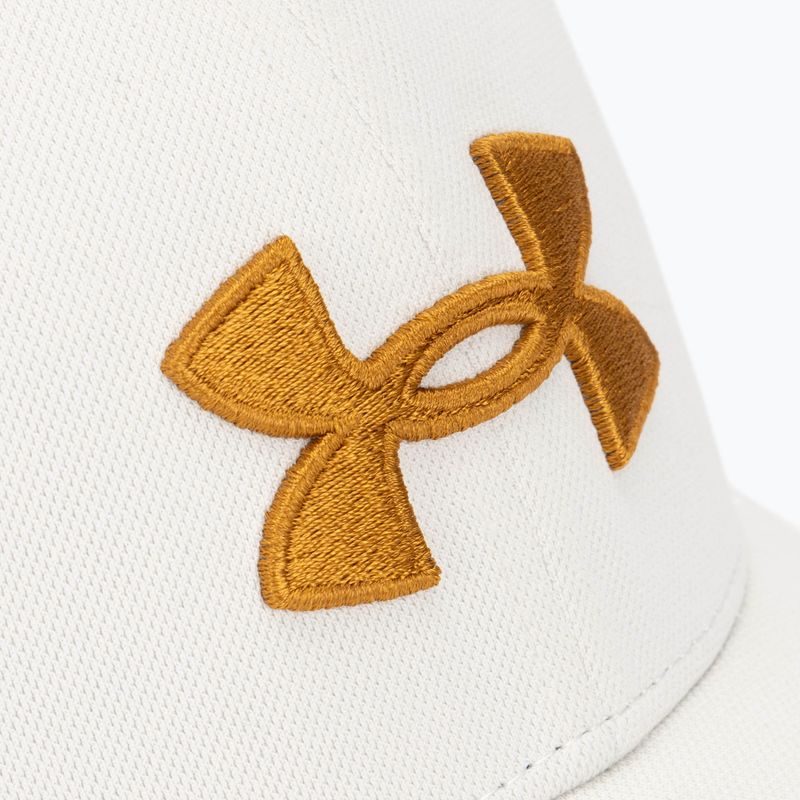 Men's Under Armour Blitzing summit white/yellow ochre baseball cap 3