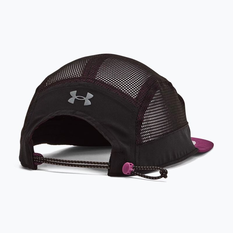 Men's Under Armour Launch Camper tetra gray/purple gemini/black baseball cap 2