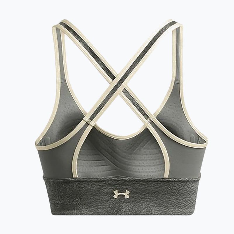 Under Armour Project Rock Infinity Let's Go clay green/silt training bra 4