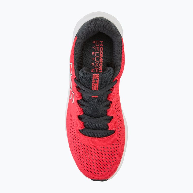 Under Armour Charged Pursuit 3 Big Logo racer red/anthracite/white women's running shoes 5