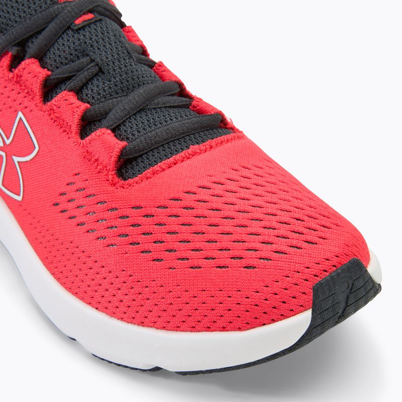 Under Armour Charged Pursuit 3 Big Logo racer red/anthracite/white women's running shoes 7