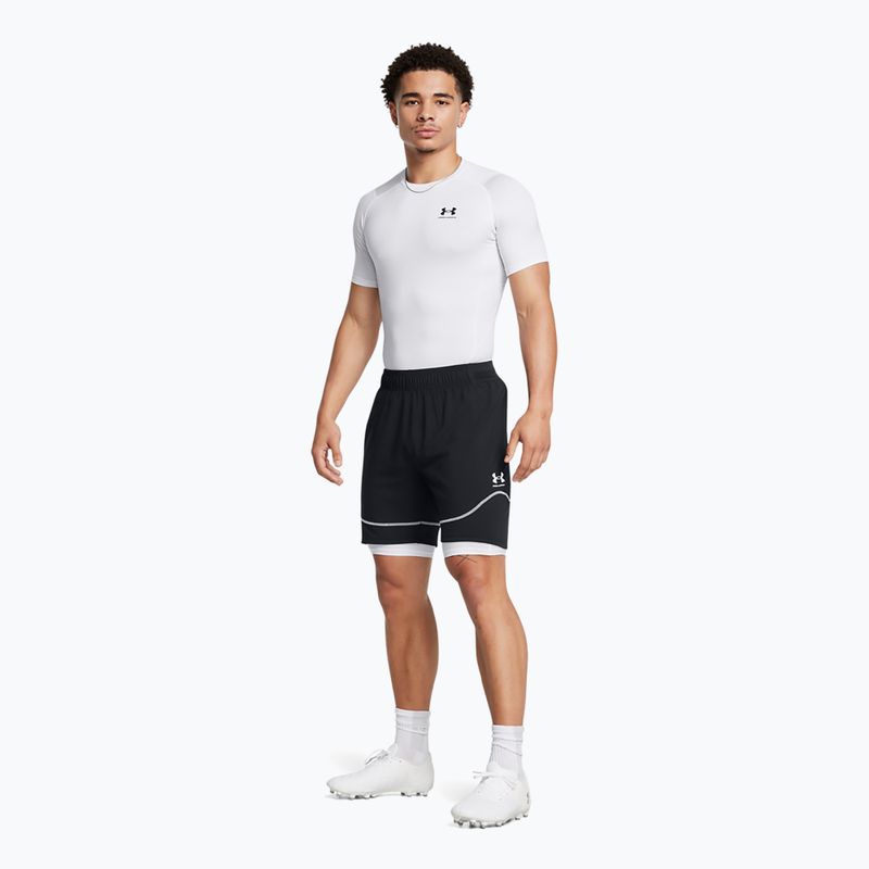 Men's football shorts Under Armour Challenger Pro Train black / white 2