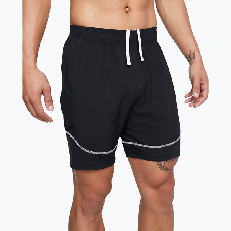 Men's football shorts Under Armour Challenger Pro Train black / white 4