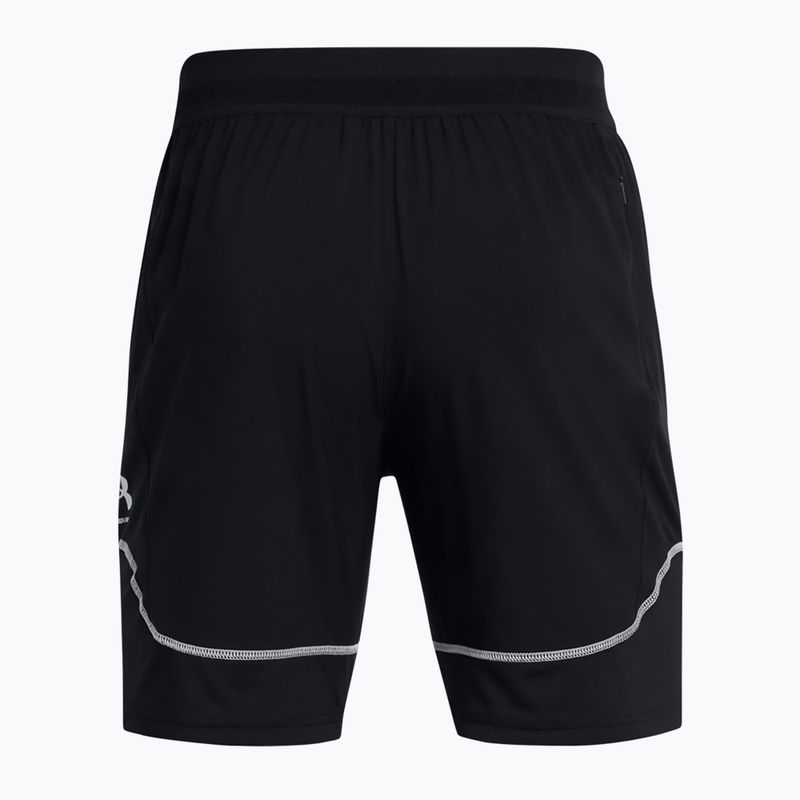 Men's football shorts Under Armour Challenger Pro Train black / white 6