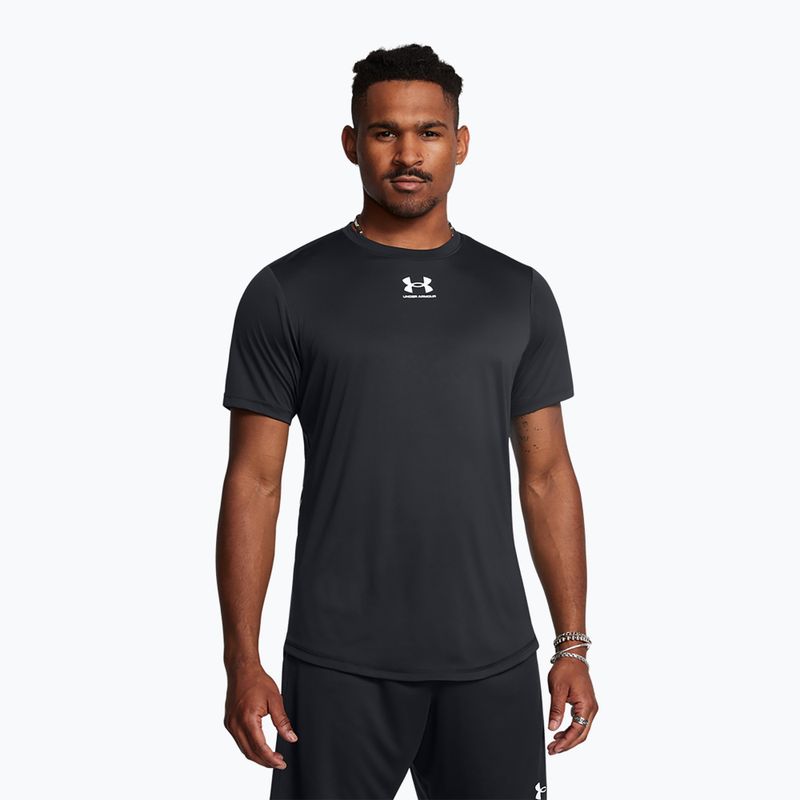 Men's football T-shirt Under Armour Chellenger Pro Train black/white