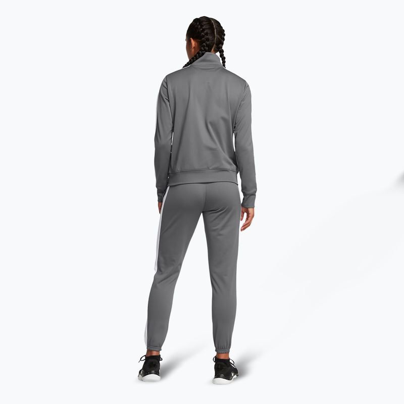 Under Armour Tricot castlerock/white women's tracksuit 2