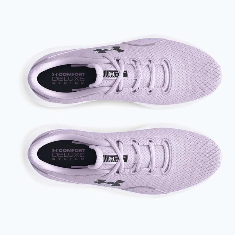Under Armour Charged Surge 4 women's running shoes salt purple/salt purple/black 4