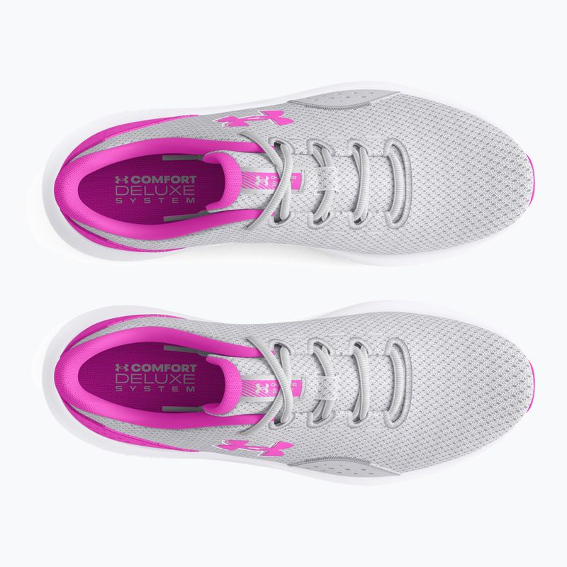 Under Armour Charged Surge 4 halo gray/vivid magenta/vivid magenta women's running shoes 11