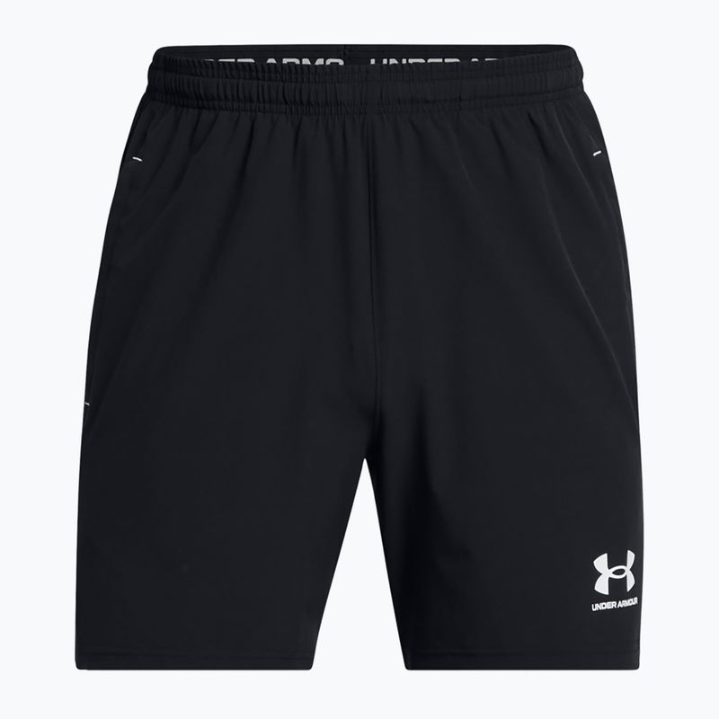 Men's football shorts Under Armour Challenger Pro Woven black / white 5