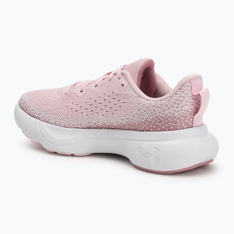 Women's running shoes Under Armour Infinite prime pink/pink elixir/white 3