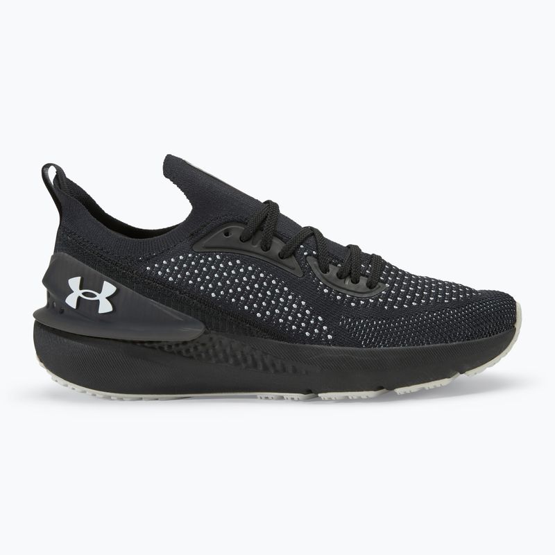 Under Armour Shift black/white/white men's running shoes 2