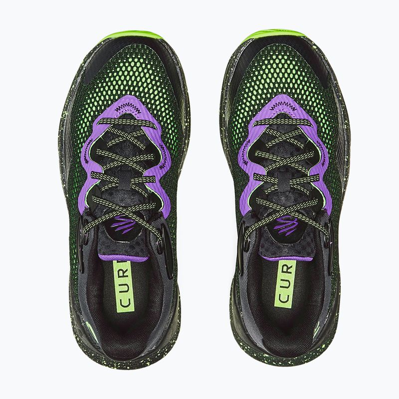 Under Armour Curry Splash 24 purple/lavish/hyper green basketball shoes 5