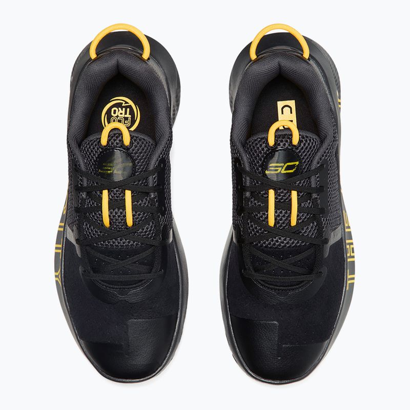 Shoes Under Armour Curry 6 Flotro TC black/yellow 4