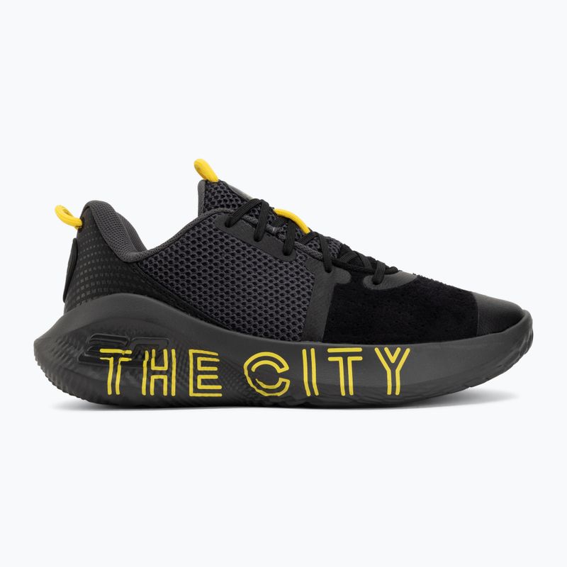 Shoes Under Armour Curry 6 Flotro TC black/yellow 2