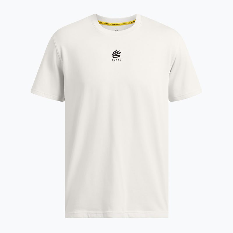 Men's Under Armour Curry Hvyweight Logo white clay/black T-shirt