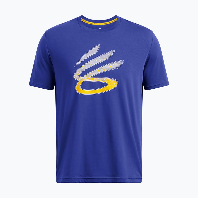 Men's Under Armour Curry Logo T-shirt Trend royal/white/taxi 3