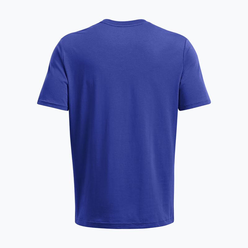 Men's Under Armour Curry Logo T-shirt Trend royal/white/taxi 4