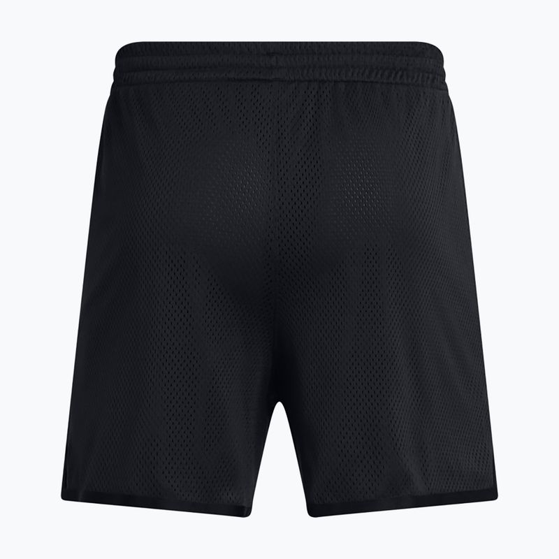 Men's basketball shorts Under Armour Curry Splash Short black / white clay 3