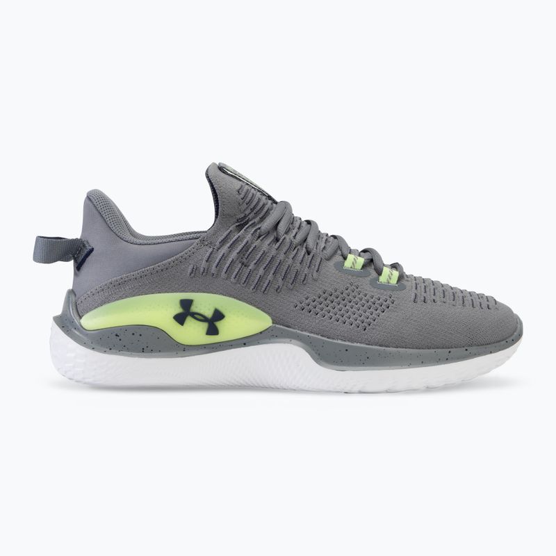 Under Armour Dynamic IntelliKnit men's training shoes titan gray/morph green/midnight navy 2