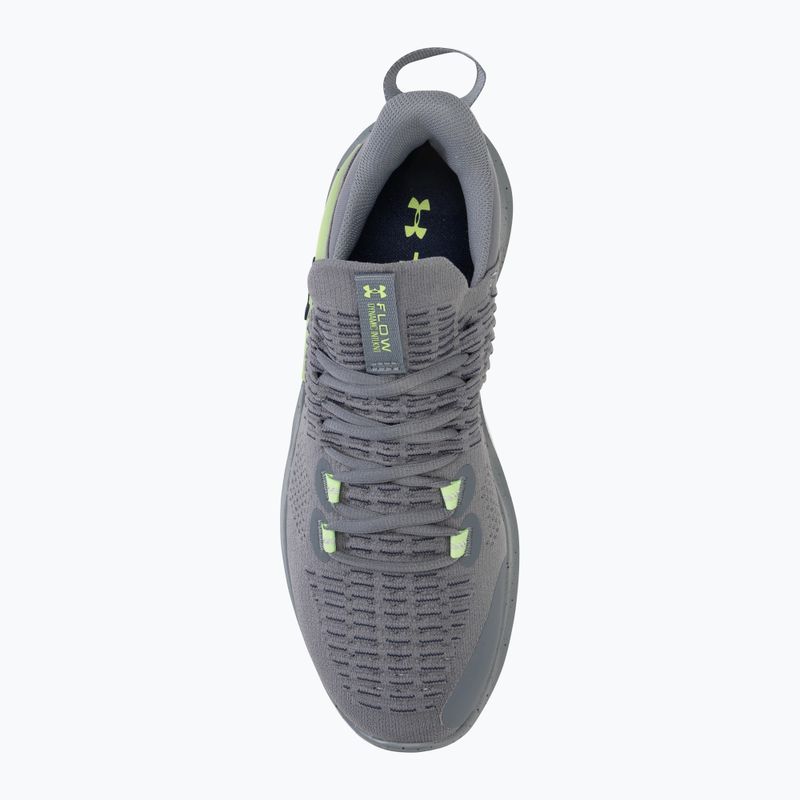 Under Armour Dynamic IntelliKnit men's training shoes titan gray/morph green/midnight navy 5