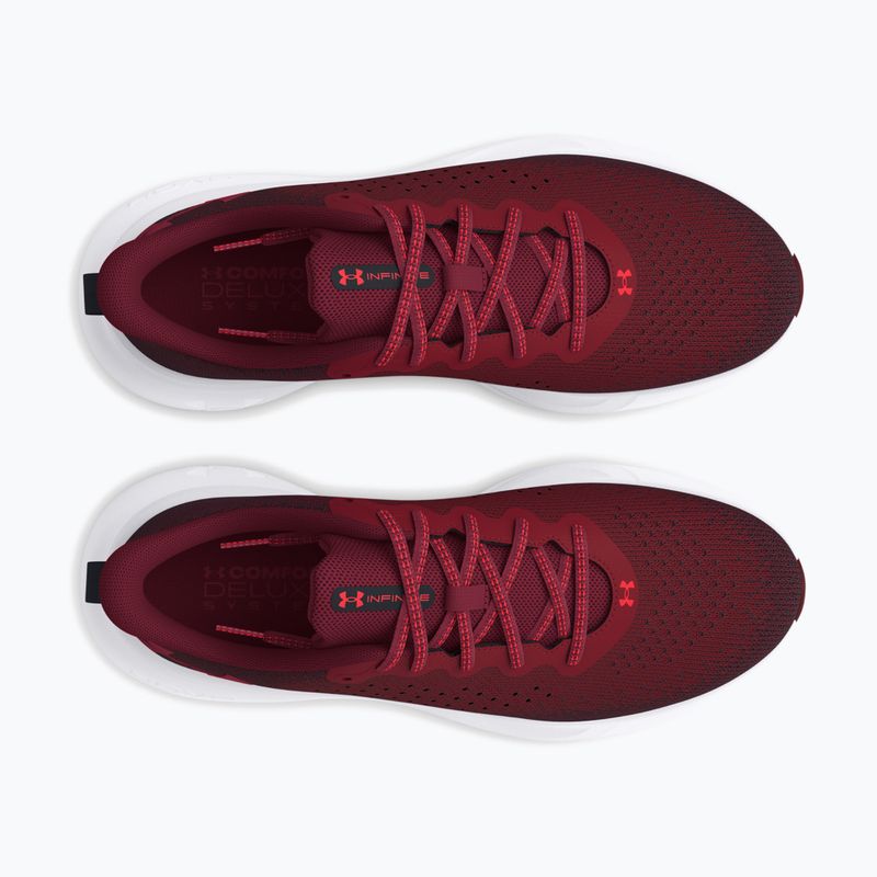 Under Armour Infinite cardinal/black/racer red men's running shoes 4