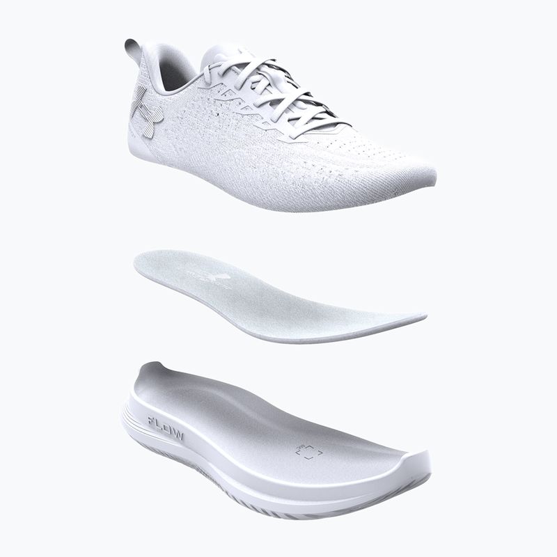 Men's running shoes Under Armour Velociti 4 white/white/white 8