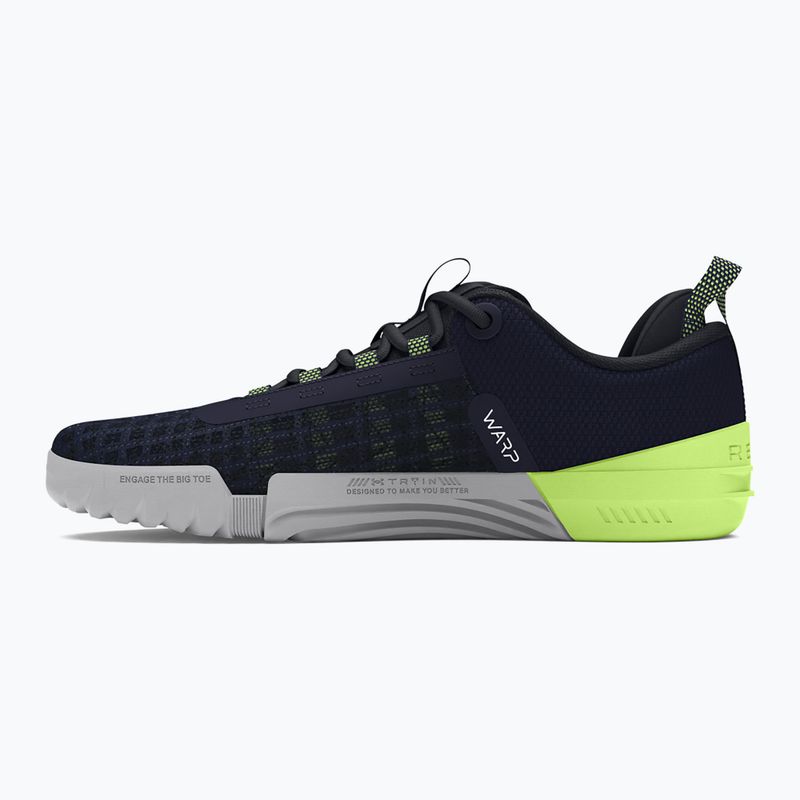 Under Armour men's training shoes TriBase Reign 6 midnight navy/morph green/white 9