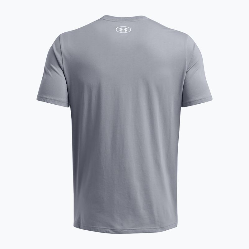 Men's Under Armour Sportstyle Logo Update t-shirt steel/white 2