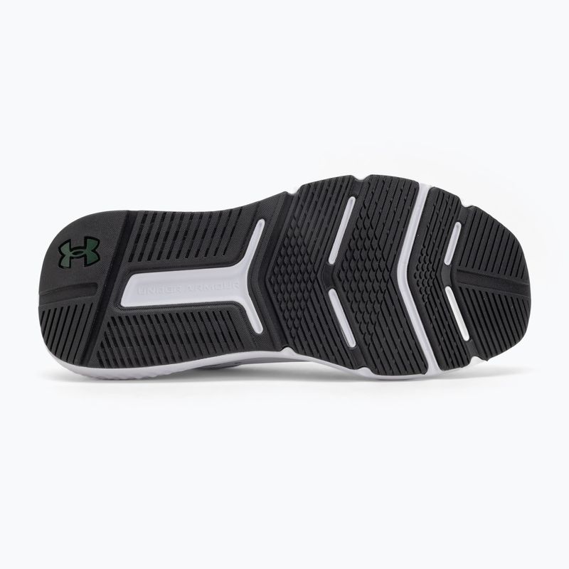 Men's training shoes Under Armour Commit 4 white/mod gray/forest green 4