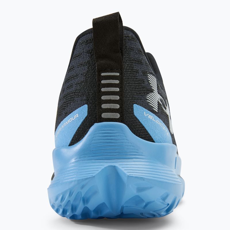Under Armour Velociti 4 black/horizon blue/white men's running shoes 6