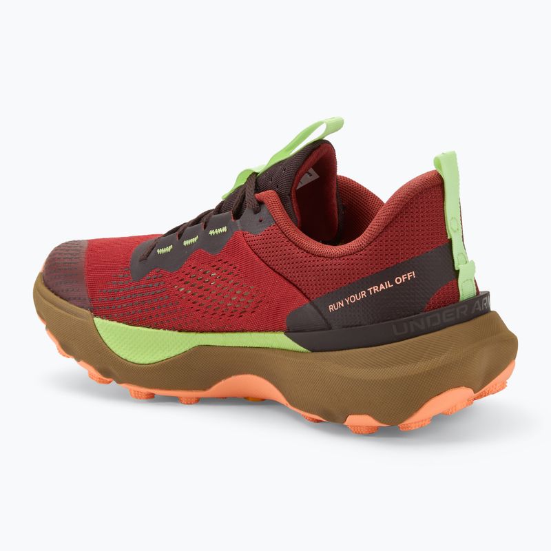 Under Armour Infinite Pro Trail men's running shoes earthen orange/brown obsidian/flare orange 3