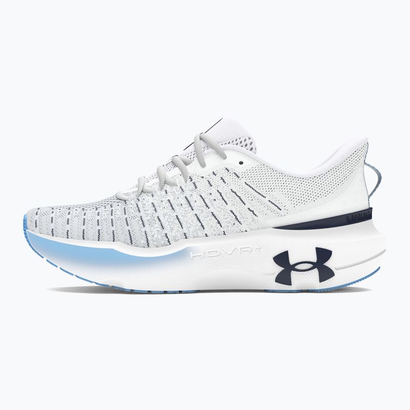 Under Armour Infinite Elite women's running shoes white/halo gray/midnight navy 9