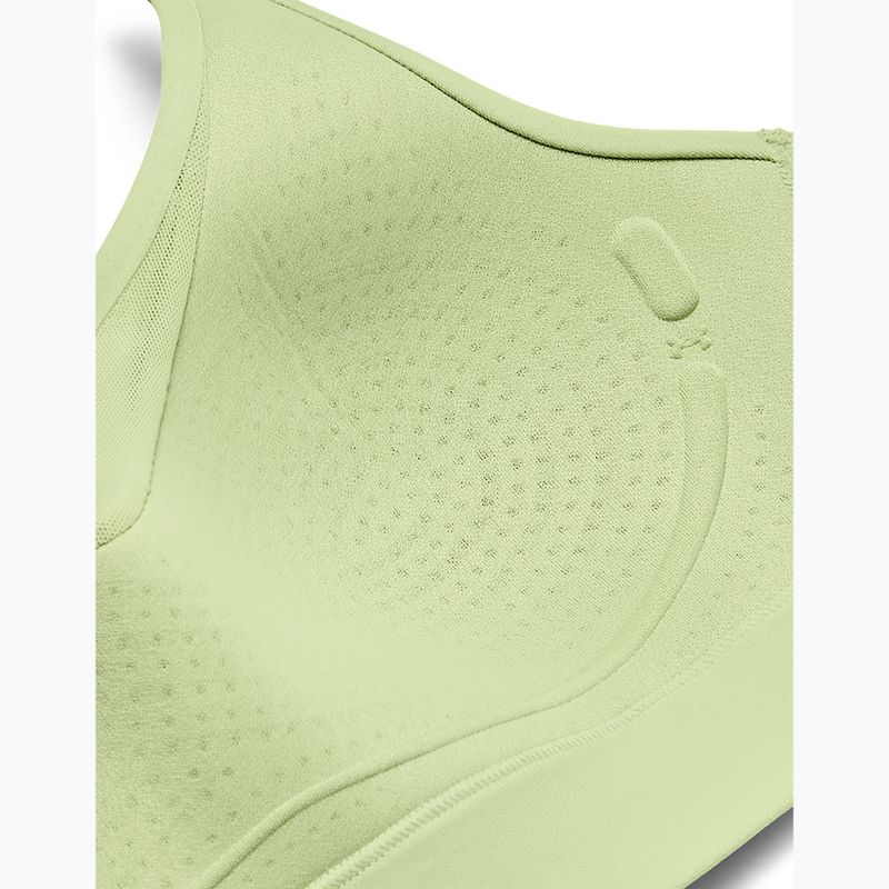 Under Armour Infinity High 2.0 retro green/white training bra 6