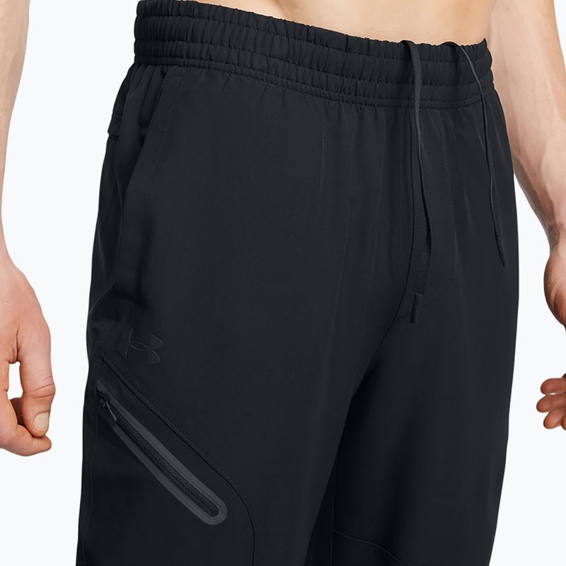 Under Armour Unstoppable Joggers black/black men's trousers 4