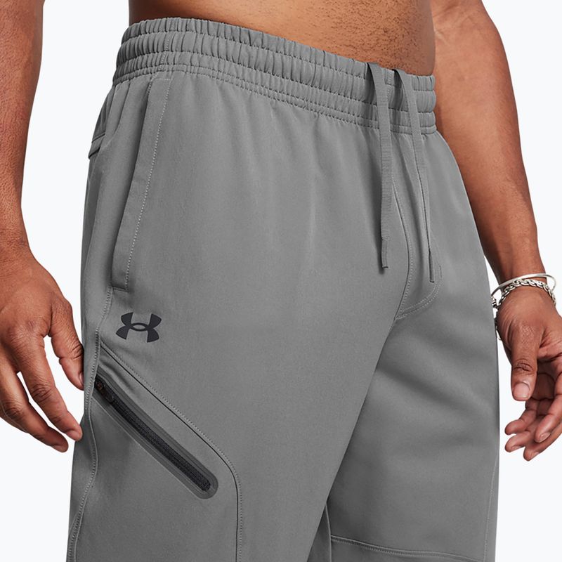 Men's training trousers Under Armour Unstoppable Joggers castlerock/black 4