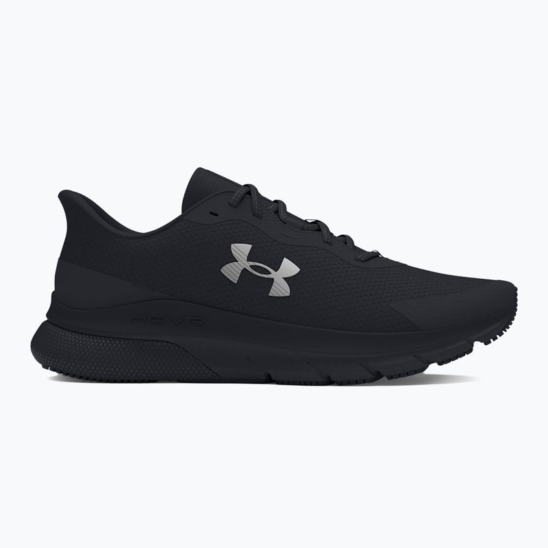 Men's running shoes Under Armour Hovr Turbulence 2 RS black/black/reflective 8