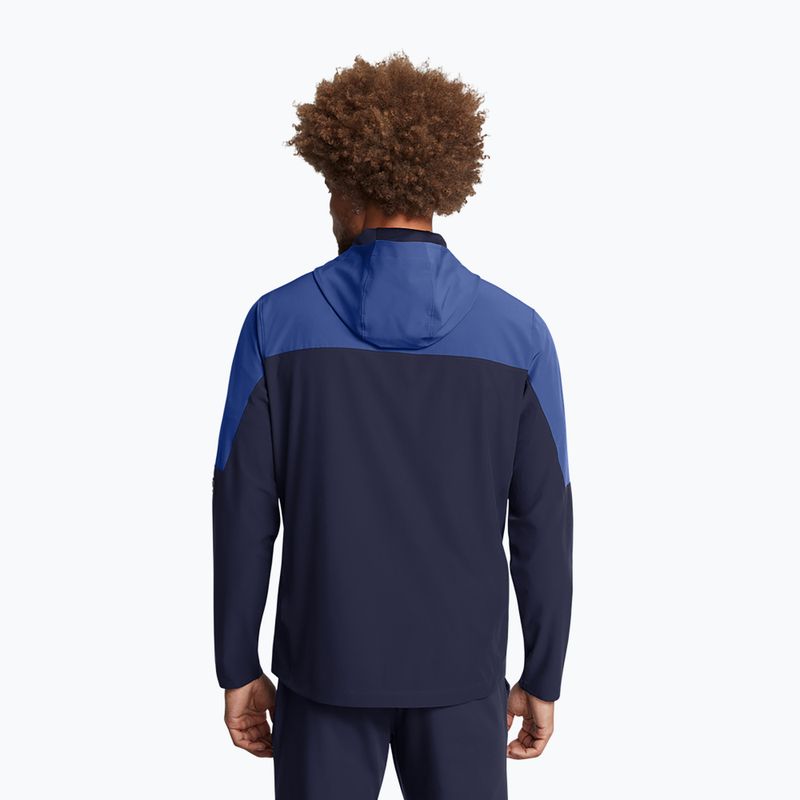 Men's Under Armour Vanish Woven Utility training jacket midnight navy/tech blue/reflective 2